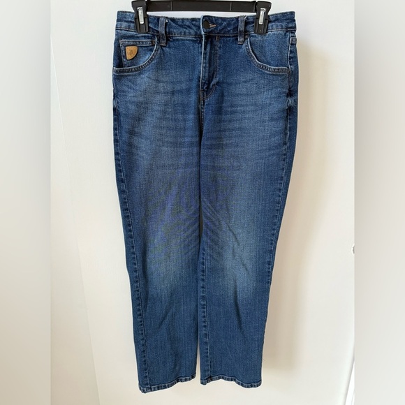 Lois Jeans Barrel Ivana High Rise Dark Wash Straight Leg - Picture 4 of 16